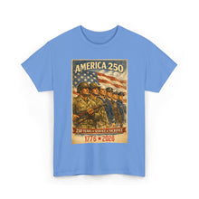 Load image into Gallery viewer, America 250 T-Shirt — 1776–2026 Patriotic Veterans Tribute Tee