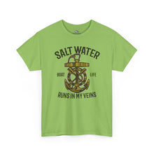 Load image into Gallery viewer, Salt Water Runs In My Veins T‑Shirt