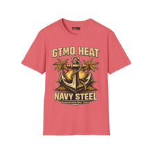 Load image into Gallery viewer, GTMO Heat Navy Steel Anchor T-Shirt