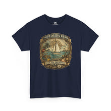 Load image into Gallery viewer, Florida Keys Sail On Paradise T-Shirt — Vintage Sailboat Beach Tee