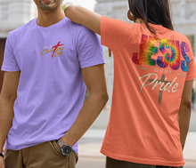 Load image into Gallery viewer, Jesus Over Pride T-Shirt — Tie-Dye Faith Graphic Tee