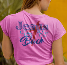 Load image into Gallery viewer, Jesus Has My Back Women - model