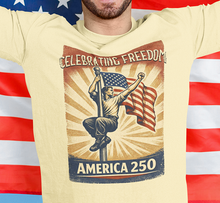 Load image into Gallery viewer, America 250 Celebrating Freedom Tee