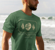 Load image into Gallery viewer, Seashells Sink, Dreams Float — Coastal Shell T-Shirt