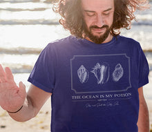 Load image into Gallery viewer, The Ocean Is My Potion — Seashell Graphic Beach Tee