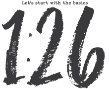 Load image into Gallery viewer, 125 Script Number Tee — Minimalist Athletic Vintage White T‑Shirt