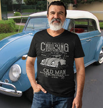 Load image into Gallery viewer, “I Just Want To Go Cruising and Ignore All My Old Man Problems” Vintage Car T-Shirt