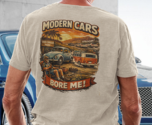 Load image into Gallery viewer, "Modern Cars Bore Me" Retro Auto T-Shirt