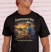 Load image into Gallery viewer, "The Pearl of the Caribbean" Vintage Navy Shirt