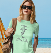Load image into Gallery viewer, Vintage Sea Creatures Hammerhead Shark T-Shirt