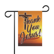 Load image into Gallery viewer, Thank You Jesus - Garden Flag - mockup front