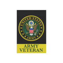 Load image into Gallery viewer, ARMY VETERAN GARDEN FLAG