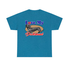 Load image into Gallery viewer, Love My Dachshund - antique sapphire