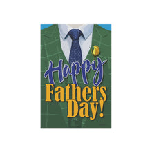 Load image into Gallery viewer, Father's Day Suit Garden Flag - front