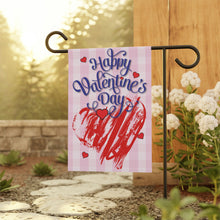 Load image into Gallery viewer, Happy Valentine's Day Garden Flag - model 2