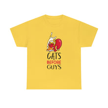 Load image into Gallery viewer, Cats Before Guys t-shirt - daisy