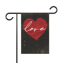 Load image into Gallery viewer, Love Heart Garden Flag