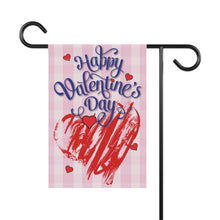 Load image into Gallery viewer, Happy Valentine's Day Garden Flag - back