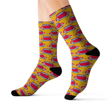 Load image into Gallery viewer, Dub-Dub Beetle Cartoon Socks
