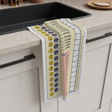 Load image into Gallery viewer, Length and Measurement Conversions Chart - Soft Tea Towel