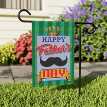 Load image into Gallery viewer, Father's Day Mustache Garden Flag - Model 1