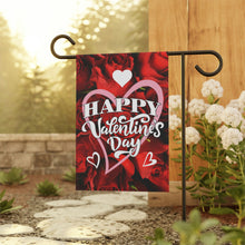Load image into Gallery viewer, Happy Valentine's Day Garden Flag - Model 1