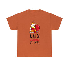 Load image into Gallery viewer, Cats Before Guys t-shirt - antique orange
