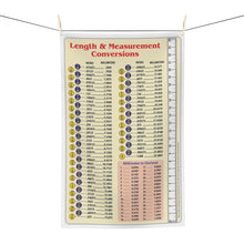 Load image into Gallery viewer, Length and Measurement Conversions Chart - Soft Tea Towel