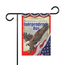 Load image into Gallery viewer, Independence Day Eagle Garden Flag