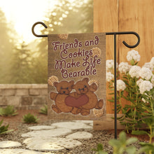 Load image into Gallery viewer, Friends and Cookies garden flag - Model 2