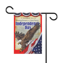 Load image into Gallery viewer, Independence Day Eagle Garden Flag