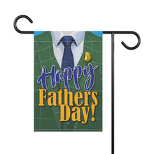 Load image into Gallery viewer, Father's Day Suit Garden Flag - left