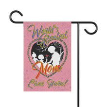 Load image into Gallery viewer, Mothers Day garden flag - left view