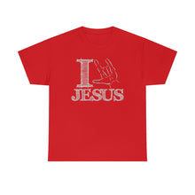 Load image into Gallery viewer, I Love Jesus Sign Language - red