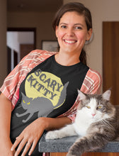 Load image into Gallery viewer, Scary Kitty Tee - Black
