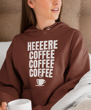 Load image into Gallery viewer, HEEERE COFFEE Hooded Sweatshirt