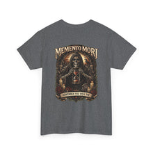 Load image into Gallery viewer, Memento Mori Graphic Tee — "Remember You Will Die" Skull Back Print
