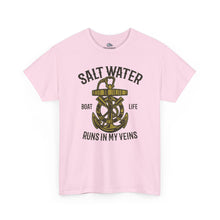 Load image into Gallery viewer, Salt Water Runs In My Veins T‑Shirt
