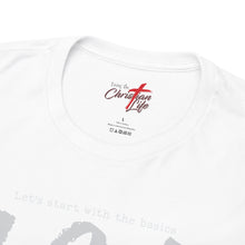 Load image into Gallery viewer, 125 Script Number Tee — Minimalist Athletic Vintage White T‑Shirt
