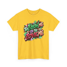 Load image into Gallery viewer, "To Know Me Is To Love Me" Graffiti Love Tee
