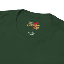 Load image into Gallery viewer, Built on the Rock Christian T-Shirt — Faith Graphic Tee
