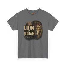 Load image into Gallery viewer, Lion of Judah T-Shirt — Vintage Christian Faith Tee
