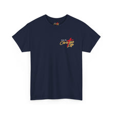 Load image into Gallery viewer, Built on the Rock Christian T-Shirt — Faith Graphic Tee
