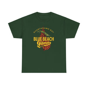 Gitmo Beaches - Blue Beach - Forest Green