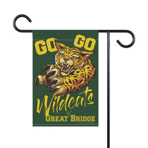 Go Go Wildcats garden flag - left