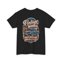 Load image into Gallery viewer, "Vintage Model: High Mileage Low Warranty" Classic Auto Graphic Tee
