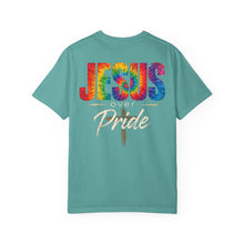 Load image into Gallery viewer, Jesus Over Pride T-Shirt — Tie-Dye Faith Graphic Tee
