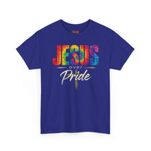 Load image into Gallery viewer, Jesus Over Pride T‑Shirt — Christian Faith Tee
