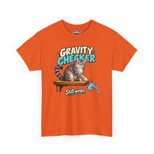 Load image into Gallery viewer, Gravity Checker Cat T-Shirt

