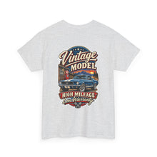Load image into Gallery viewer, "Vintage Model: High Mileage Low Warranty" Classic Auto Graphic Tee
